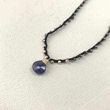 Load image into Gallery viewer, Adella Necklace - Iolite and Midnight