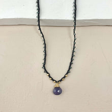 Load image into Gallery viewer, Adella Necklace - Iolite and Midnight