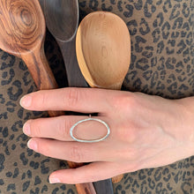 Load image into Gallery viewer, Ellipse Ring - Silver