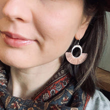Load image into Gallery viewer, Fan Out Earrings - Copper