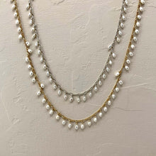 Load image into Gallery viewer, Fringe Necklace - Pearl