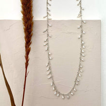 Load image into Gallery viewer, Fringe Necklace - Pearl