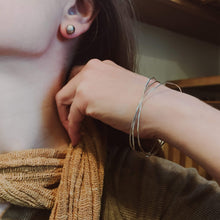 Load image into Gallery viewer, Thruple Bangle - Silver