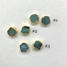 Load image into Gallery viewer, Rough Labradorite Studs