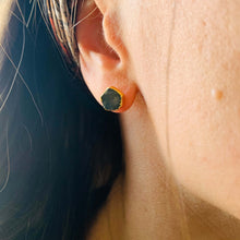 Load image into Gallery viewer, Rough Labradorite Studs