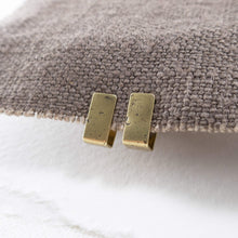 Load image into Gallery viewer, Rectangle Lobe Hugger - Brass