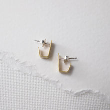 Load image into Gallery viewer, Rectangle Lobe Hugger - Brass