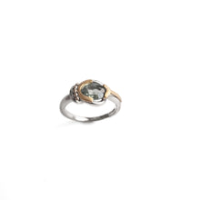 Load image into Gallery viewer, Sea Zircon Ring - One of a Kind- Size 6