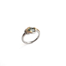 Load image into Gallery viewer, Sea Zircon Ring - One of a Kind- Size 6