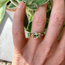 Load image into Gallery viewer, Sea Zircon Ring - One of a Kind- Size 6