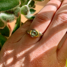 Load image into Gallery viewer, Sea Zircon Ring - One of a Kind- Size 6