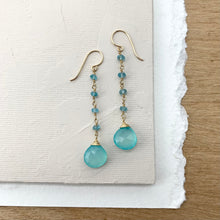 Load image into Gallery viewer, Stone Drop Earring - Gold