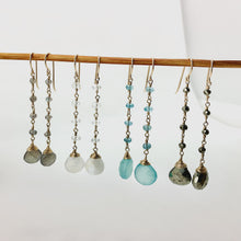 Load image into Gallery viewer, Stone Drop Earring - Gold