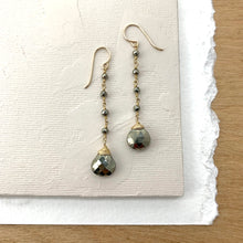 Load image into Gallery viewer, Stone Drop Earring - Gold