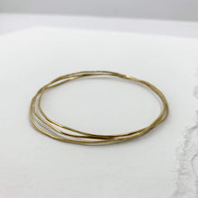 Load image into Gallery viewer, Thruple Bangle - Brass
