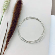 Load image into Gallery viewer, Thruple Bangle - Silver