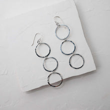 Load image into Gallery viewer, Triple Loop Earring - Silver