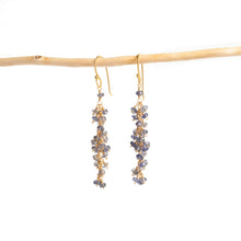 Load image into Gallery viewer, Waterfall Earring - Iolite