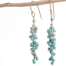 Load image into Gallery viewer, Waterfall Earring - Turquoise