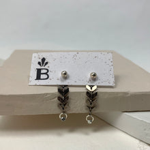 Load image into Gallery viewer, Chevron Ear Jacket Earrings