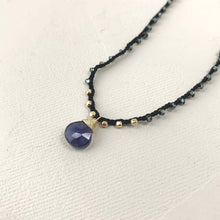 Load image into Gallery viewer, Adella Necklace - Iolite and Midnight
