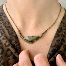 Load image into Gallery viewer, Geb Triangle Necklace - One of a kind
