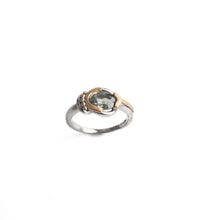 Load image into Gallery viewer, Sea Zircon Ring - One of a Kind- Size 6
