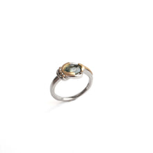 Load image into Gallery viewer, Sea Zircon Ring - One of a Kind- Size 6
