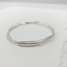 Load image into Gallery viewer, Thruple Bangle - Silver
