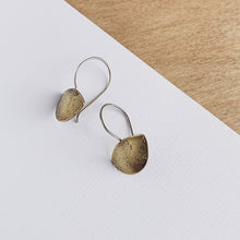 Load image into Gallery viewer, Waning Gibbous Earrings - Brass
