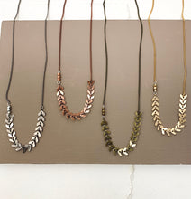 Load image into Gallery viewer, Chevron Chain Necklace
